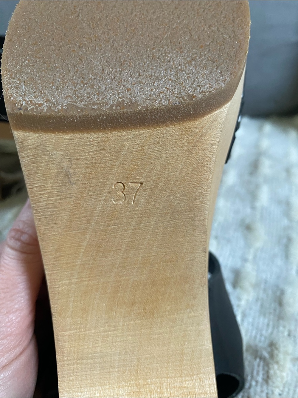 {Swedish Hasbeens} New Braided Sky High Clogs - Picture 6 of 6